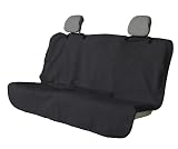 Protector de asiento trasero universal para coche,150 x 140 cm,impermeable, de rizo,absorción del sudor,fundas universales para coche,fundas de asiento traseras,accesorios para asientos traseros-Negro