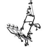 Portaequipajes trasero Portaequipajes para bicicletas con rieles 3 bicicletas