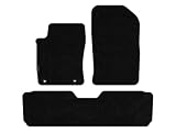 Kovvar Basic Alfombrillas para Citroën Xsara Picasso | 2004-2010 | 3 piezas | Fieltro punzonado 5 mm | Versión: Sistema de fijación: Clips + pasador para el suelo | Alfombrillas coche a medida
