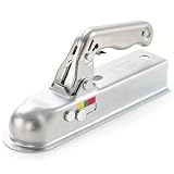 Nuyoah Acoplamiento de bola de tracción, 50 mm, universal, para coche, furgoneta y camión, carga de tracción 800 kg, revestimiento de zinc, hierro fundido, garantía de seguridad y fácil uso