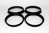 4 CENTRADORES DE LLANTA 65.1-60.1 AROS PARA LLANTAS DE ALUMINIO BBS BWA CH RH SPECTRA SPEEDLINE STILAUTO
