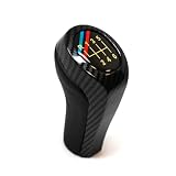 DCO Pomo, perilla cambio manual 6 marchas carbono para BMW Serie 1 E82 E87, Serie 3 E90 E91 E92 | para BMW X1, X3, X5, X6