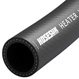 Manguera de goma para calefacción SAEJ20R3 de 25 mm, tubo de repuesto para refrigerante de agua, color negro, 1 m