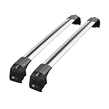 apline Compatible con Hyundai Tucson 4 (NX4) 2022-2026 Modelo Ace-2 Barra de Techo Auto Portaequipajes Barras Transversales Gris Aluminio 2 Barras