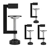 Juego de 4 Abrazaderas G, Abrazadera de Mesa, Abrazaderas de Tornillo Pequeñas, Abrazadera de Tornillo, Herramientas de Sujeción, Rango de Sujeción 10-57 mm, Abrazaderas Universales Ajustables para