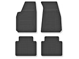 Alfombrillas de goma con bordes, semiuniversales, compatibles con Nissan Te | Compatible con: Nissan Terrano II (1993-2005)