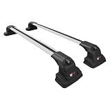 Compatible con Dacia Dokker 2012-2022 Modelo Ace-3 Barra de Techo Auto Portaequipajes Barras Transversales Gris Aluminio 2 Barras