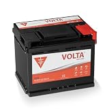 Bateria de Coche 60Ah 500A - Volta Classic C600D - Borne +Dcha - Medidas Largo 242 x Ancho 175 x Alto 190 mm con 2 años de Garantía - Fabricación Europea.