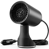Enerfero Calentador portátil para coche 12v,Kit de Calefacción Invierno Coche 150W calefactor coche mechero,niebla Coche Ventilador Calefacción Refrigeración 2 en 1 para Parabrisas