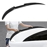 XATHKJOE Alerón Trasero para Coche, para Toyota Corolla Sedan L 2020-2025 Maletero Spoiler Wing Lip Accesorios Coche Tuning Posteriore ala Trasera,Spoilers Antiarañazos,A/Glossy Black