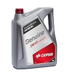 CEPSA Genuine 5W40 Synthetic (5L) Lubricante sintético para vehículos Gasolina y diésel