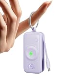 INIU 5000mAh 20W Power Bank, Batería Externa Carga Rapida para Apple Watch | 20W Carga Rapida, Llavero de Viaje, Cable USB C Incorporado, Bateria Externa para Apple Watch 11 10 Ultra, iPhone 18, etc