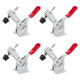 Toggle Clamp Push Pull Toggle, Abrazadera Horizontal, 4 Piezas Abrazadera De Palanca, Abrazadera de Palanca Rápida, Herramienta de Liberación Rápida, Para Operación De Máquinas, Carpintería, Soldadura