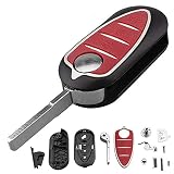 3 Botones Funda para Llave de Coche para Alfa R0me0 Mito Giulietta 159 GTA