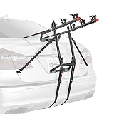 Portabicicletas Allen Sports Deluxe de 3 Bicicletas para Montar en el Maletero, Modelo 103DN-R.