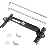 Greluma retención batería ajustable -19 cm/7,5 pulgadas pernos, ajustable universal barra transversal de la batería con perno J, apto para coches SUV, buen contacto, resistencia corrosión