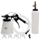 CCLIFE 0,75L Purgador Frenos Coche Aire Comprimido, con 1L Dispensador