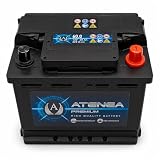 Batería de Coche, Atenea Premium AT500, 60Ah, 12V, 540 A, Standard, Para vehiculos sin sistema Start-Stop