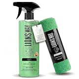 LionsWay Tratamiento Cerámico Coche con Sílica | Abrillantador | 500 ml | CERAMIC SEALER · Efecto Repelente Lluvia · Alto Brillo · Carrocería y Cristales · Uso Profesional · Incluye Bayeta