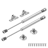 Vinabo 2PCS Amortiguadores de Gas 100N, Resorte de Compresión para | Puertas Armario, Bisagra Armario con Tornillos, Pistones a Gas Muebles Cocina Amortiguadores Muebles Bisagras Puertas Cocina