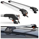 CHROMEMASTER Barras de techo portaequipajes para Mazda CX-5 2017-2024 | Barras de techo de aluminio para cofre de techo, portabicicletas, escalera y equipaje; para viajes y uso diario