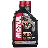 MOTUL - Aceite para motor 7100 4T 10W50 , 100% sintético.