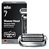 Braun Series 7 Recambio para Afeitadora Eléctrica Hombre, 74S, Plata | Cabezal Original Compatible con Las Generaciones 70, 71, 72 de Las Máquinas de Afeitar Series 7, Fabricado en Alemania