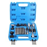 Supaway Juego de Herramientas para alternador de 18pcs Juego de Llaves de Vaso y Extractor para extracción de polea del alternador en automóviles, Compatible con Ford, Audi, BMW, Mercedes, Volkswagen