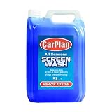CarPlan Líquido Limpiaparabrisas Multiestacional 5L | Listo para Usar | Limpia Insectos, Suciedad y Grasa | Anticongelante hasta -4 °C | Para el Sistema de Limpia Parabrisas del Coche