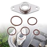 VVORHSBELL Junta de tubo de recogida de la bomba de aceite compatible con Vauxhall Opel Insignia Astra Zafira Cascada 2.0 CDTI A20DTH A20DTR, manga de aluminio OE 55589549 646125 y anillos de goma de