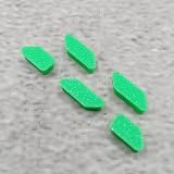 ULEIVA Botones de repuesto 5 x botón verde compatible con Garmin Edge 520 Button GPS bicicleta ordenador de repuesto (verde)