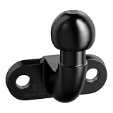 XPOtool Enganche de Bola para Remolque 3,5 t 50 mm para Coches, Camiones y Tractores 2 Orificios