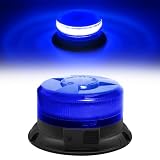 Dinfu rotativo led bateria azul LED intermitente faro azul batería