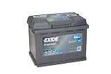Exide EA640-L2 Premium Carbon Boost Batería de Coche, 64Ah | Tecnología Carbon Boost 2.0 - Para una Recarga más Rápida - Para Vehículos sin Tecnología Start-Stop - 242 x 175 x 190 mm