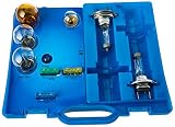 Unitec 73085 H7 - Maletín con recambios de bombillas y fusibles de enchufe planos