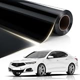 Tintado de Lunas BLACKGLASS IX® - Rollo de lámina Tintada de Calidad Profesional para Coche (5% VLT, 6m x 65cm, 2 Capas, Limo Black) Lámina Solar y de privacidad con Instrucciones de colocación