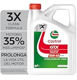 Castrol GTX 15W-40 A3/B3 Aceite de motor mineral, 4L