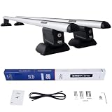 DGH System Bacas Barras de Techo Puntos Compatible con Mazda CX-5 SUV 2012-2017 MAX 90 kg 135 cm Aluminio