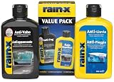 Rain-X Limpiaparabrisas Coche Antilluvia 200ml + Antivaho Parabrisas 200ml | Tratamiento Repelente de Agua y Lluvia - Previene la Formación de Vaho - Apto para Espejos y Cristales de Baño