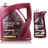 Aceite de transmisión automática original Mannol Dexron III Automatic Plus Gear Oil, 5 litros