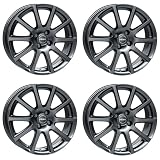 4x Llantas Rial Milano 5.5Jx14 ET43 4x100 titanium compatible con HYUNDAI Accent Getz i10 i20