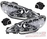 Johns, Juego de faros para Peugeot 206, incluye servomotor H7/H7 li+re a partir de 09/98