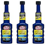 STP -Aditivo - Pack 3 Limpia Filtros de Partículas Diésel - 5-en-1 - Elimina Acumulaciones de Hollín, Regenera y Restaura Potencia - Mejora Rendimiento y Aceleración, Reduce Emisiones - 200x3 ML