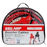 S SUMEX Cables Arranque Coche 200A 3m Pinzas Batería 16 mm Cables Emergencia para Batería Coche Bolsa Transporte GS TÜV