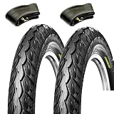2 neumáticos 16 x 2.50 + neumáticos 66-305 Ruedas para Bicicleta eléctrica, 2 Unidades