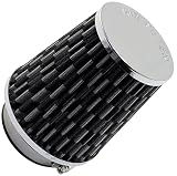 AERZETIX - Filtro de Aire Deportivo Universal Ø76 70 63.5 60mm - Color Fibra de Carbono - para Coche Competición Tuning Motocicleta Sistema de Admisión de Aire Motor