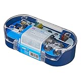 ProPlus 410162 caja de lámpara de repuesto H7 16 piezas | Aprobación E4 homologada – incluye bombillas H7, posición, indicadores y fusibles de colores