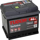 Tudor TB442 Batería de coche Tudor 44Ah 420A, Gama Technica, para Automóvil de turismo