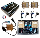 Kit HID Xenon Marca Francaise Vega H7 12000K 55W Slim DSP AC Bombillas de base metálica